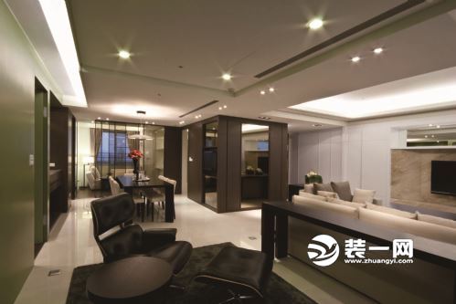 两室一厅简欧风格装修实景图 荧光绿设计张扬