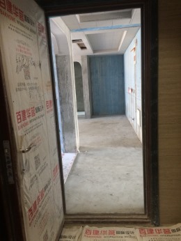 雍景新城180平方简欧装修风格施工中~百建华茗装饰设计作品